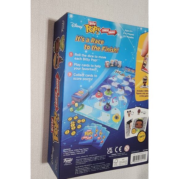 Disney bitty pop chase game with 4 unique bitty pop - Picture 6 of 6